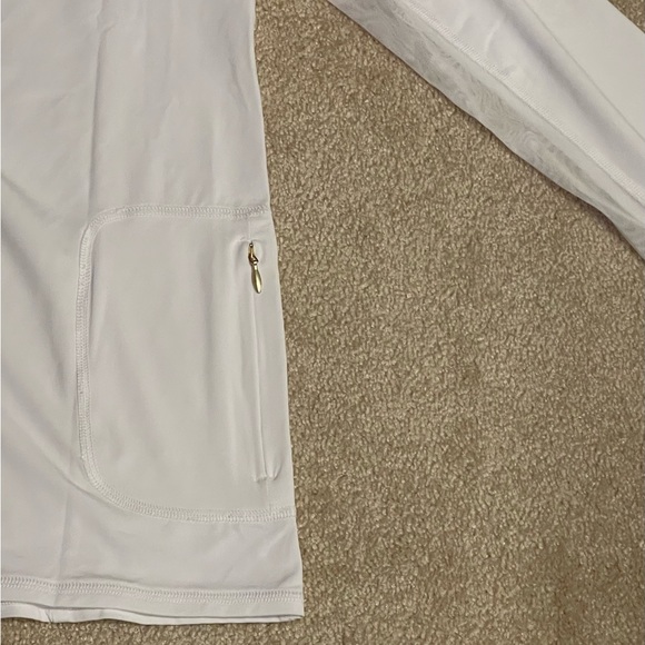 Lilly Pulitzer Luxletic Marion Mesh Panel Half Zip - Picture 4 of 4